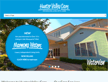 Tablet Screenshot of huntervalleycare.com.au